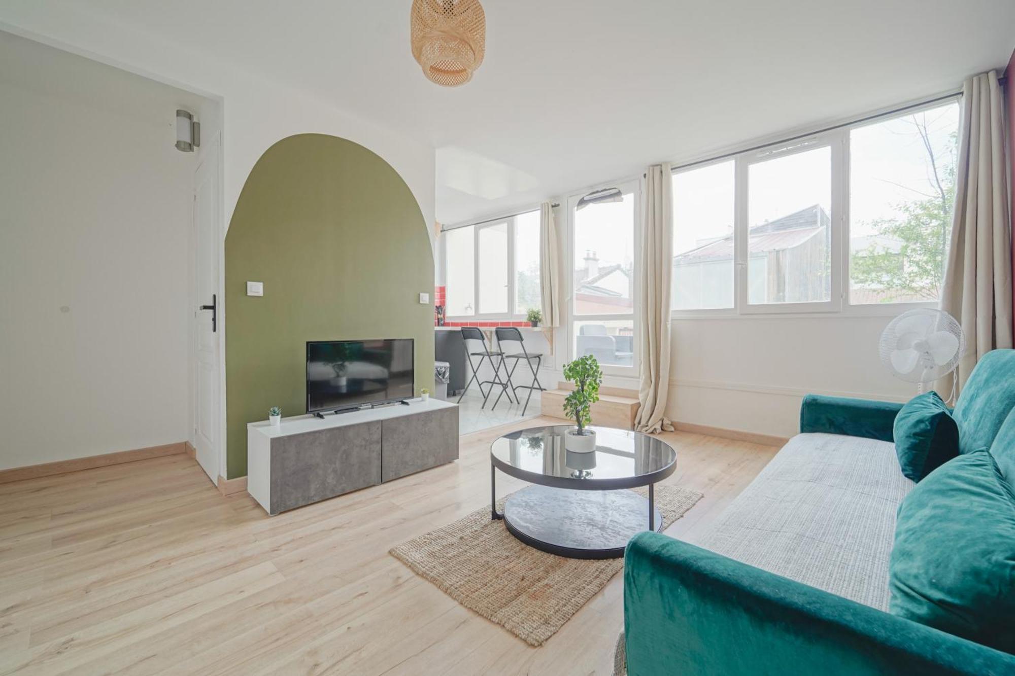 Complete 1Br With Balcony Only 5 Min. On Foot To Metro By Doorman Apartment Saint-Ouen  Exterior photo