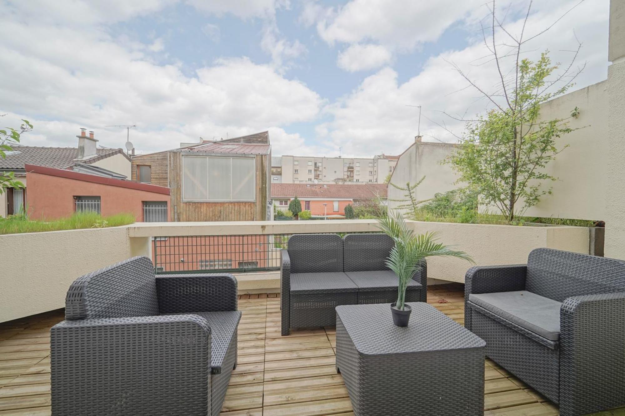 Complete 1Br With Balcony Only 5 Min. On Foot To Metro By Doorman Apartment Saint-Ouen  Exterior photo