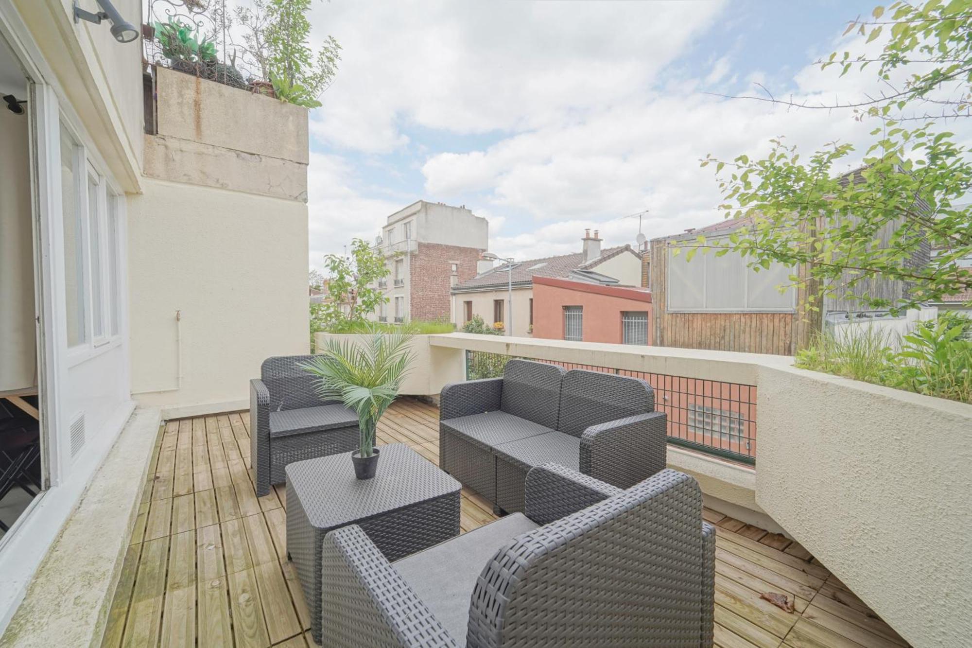 Complete 1Br With Balcony Only 5 Min. On Foot To Metro By Doorman Apartment Saint-Ouen  Exterior photo