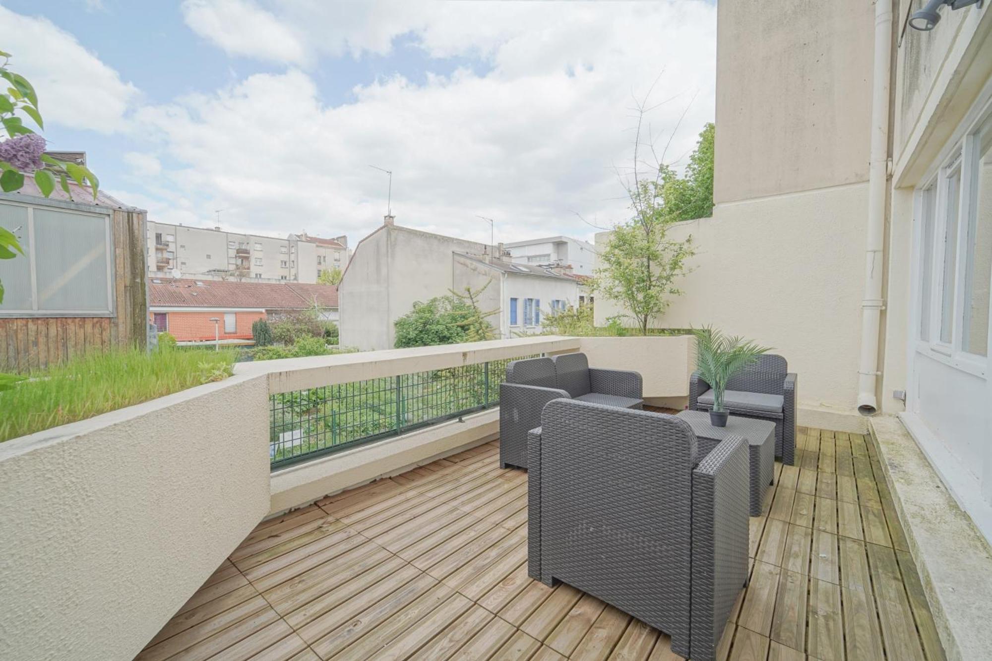 Complete 1Br With Balcony Only 5 Min. On Foot To Metro By Doorman Apartment Saint-Ouen  Exterior photo